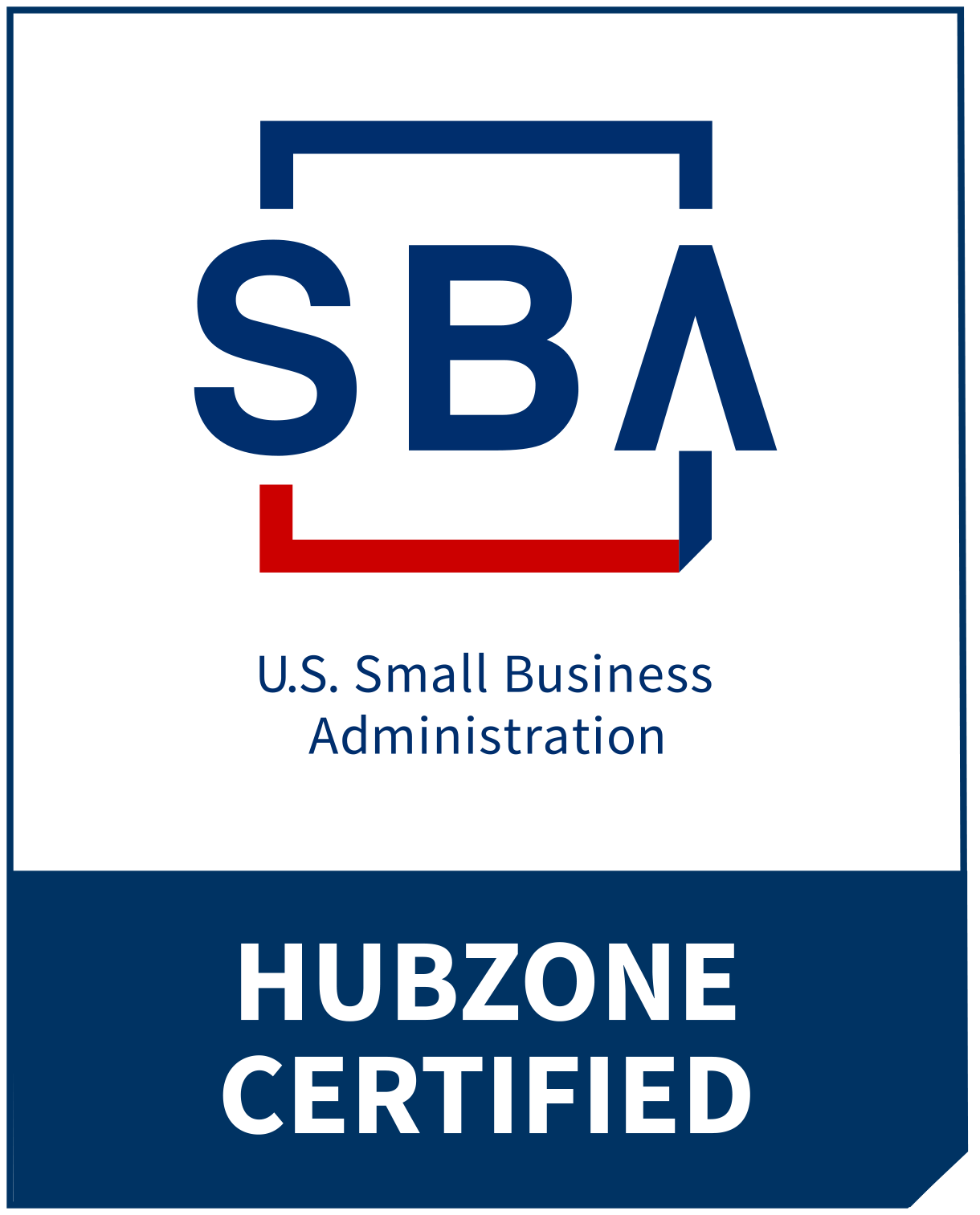 SBA HUBZone Certified certification logo
