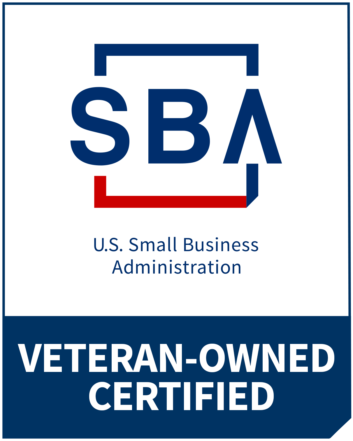 SBA Veteran-Owned Small Business (VOSB) certification logo